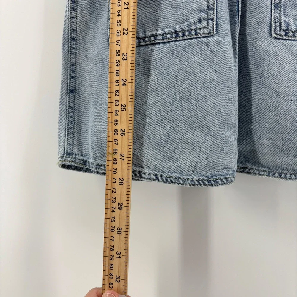 Levi Kids Jumper Size 10‎ REG Blue Denim Acid Wash Bib Front Vintage 90's Style